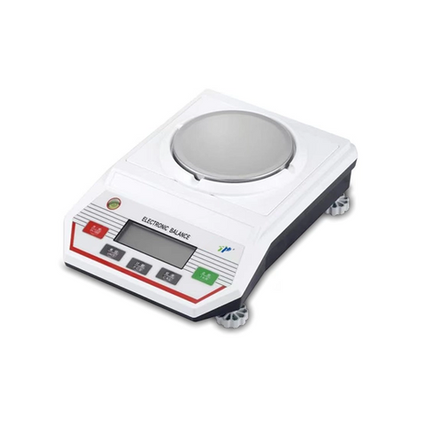 Balance electrónico de precisión de la serie TC-B | Escala de laboratorio digital de alta aceptación con lectura de 0.1 g, luz de fondo LCD e interfaz RS232 (100G-3000G)
