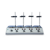 Equipador de calentamiento magnético de múltiples cabezas de la serie PH-4 (4 cabezas) con capacidad de 100-1000 ml, control de temperatura y velocidad ajustable