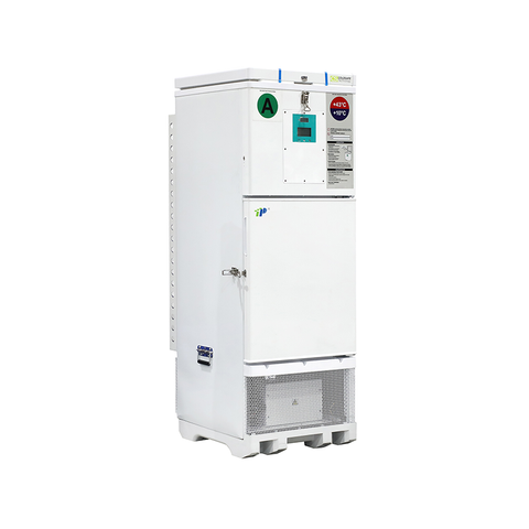 Refrigerador de vacuna con hielo de disco directo solar, 50L | 2–8 ° C Almacenamiento de la cadena fría para áreas remotas