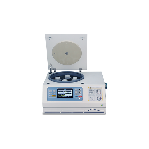 Centrífuga de laboratorio refrigerado 4 × 250 ml/750 ml, 5500-6500 rpm de alta capacidad con reconocimiento automático del rotor