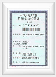 Certificado de código de organización