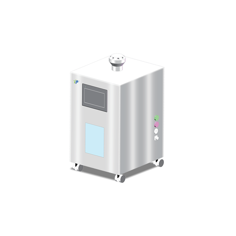 Evaporador de condensación de peróxido de hidrógeno táctil de 7 pulgadas, desinfección de la habitación 1-150m³, control remoto inalámbrico, 800W de energía