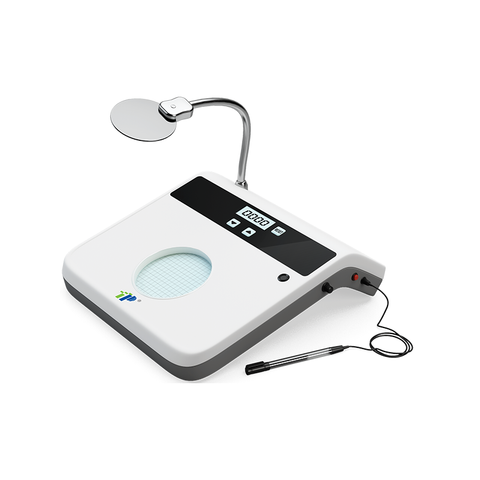 Contador de colonias digitales con iluminación LED ajustable y opciones de suministro de múltiples potencias para microbiología