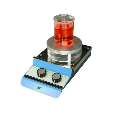 Calefacción de 10L Estrabador magnético: velocidad y temperatura ajustable, placa de aluminio oxidado, diseño anti-punta