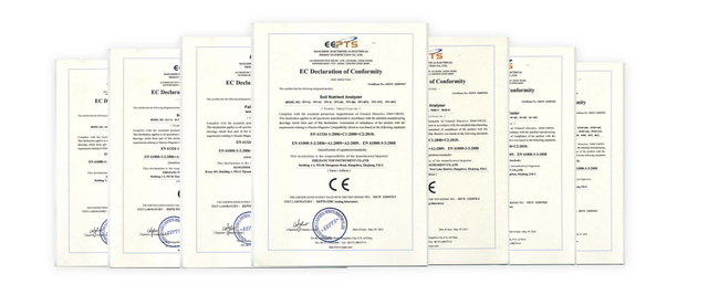 CE --- Nuestro certificado sobre instrumento de laboratorio