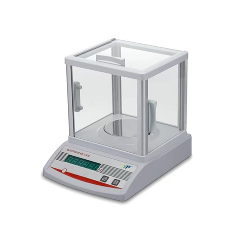 Balance analítico de la serie TC-C | Escala de laboratorio digital de alta precisión con lectura de 0.001 g, pantalla LED y escudo de viento de vidrio (100 g-300 g)