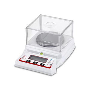 Balance electrónico de precisión de la serie TC-F | Escala de laboratorio digital de alta aceptación con lectura de 0.01 g, luz de fondo LCD e interfaz RS232 (100g-3000 g)