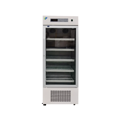 Refrigerador de laboratorio 2-8 ° C con pantalla digital de temperatura y humedad, sistema de múltiples alarmas, iluminación LED, interfaz de datos USB-almacenamiento médico y farmacéutico vertical (288L a 1008L)