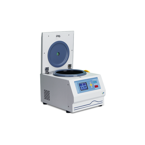 Centrífuga de laboratorio refrigerada de alta velocidad | 16,500–21,000 rpm, hasta 4 × 750 ml, motor sin escobillas