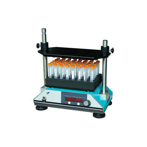 Mezclador de vórtice multi-tubo de alta capacidad: 24 × 50 ml, velocidad y sincronización programable, motor silencioso sin escobillas