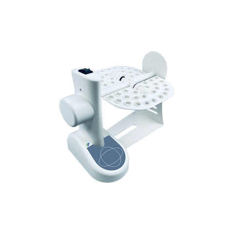 Mezclador rotativo 3D con velocidad ajustable y soportes de múltiples tubos: mezclador de muestra de laboratorio para hibridación molecular y mezcla de sangre