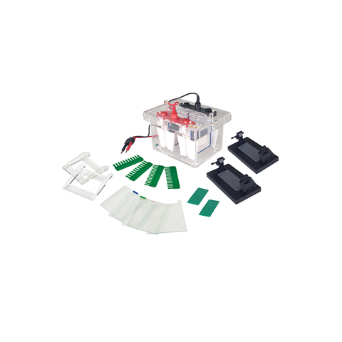 Sistema de electroforesis en gel vertical TP-SCZ4+ para 1–4 geles, placas de vidrio de 100 × 100 mm, fundición de gel rápido y operación segura