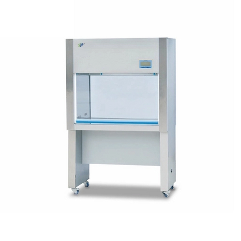 Gabinete de flujo laminar vertical T-CJ-1D, banco de laboratorio de una sola persona de grado 100 banco limpio de laboratorio con filtro HEPA