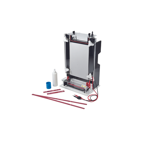 Sistema de electroforesis en gel vertical TP-CX1B: separación de proteínas y ácidos nucleicos de gran formato, bajo consumo de tampón