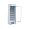 Refrigerador de laboratorio 8–20 ° C con pantalla digital y visualización de humedad, iluminación LED, sistema de alarma e interfaz de datos USB | Almacenamiento médico y farmacéutico vertical, capacidades múltiples 160L-1