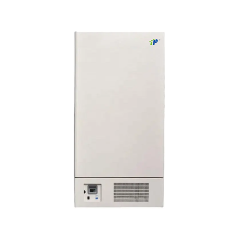 Congelador de temperatura ultra baja -86 ° C a -10 ° C, congelador criogénico de laboratorio vertical y médico con control de microcomputadoras, interior de acero inoxidable, refrigerante sin fluorino, compresor Secop