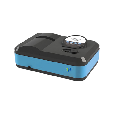 Espectrofotómetro de luz visible 325-1000 nm con ajuste de longitud de onda manual e interfaz USB