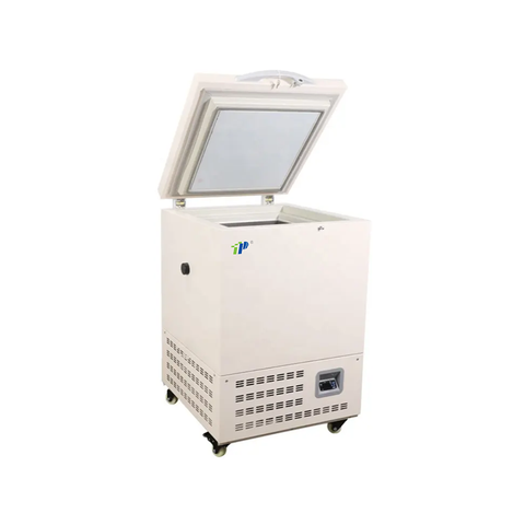 Freezer de temperatura ultra baja horizontal -25 ° C a -135 ° C, enfriamiento directo, control de microcomputador, cámara de acero inoxidable, sistema de alarma, registro de datos opcional