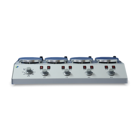 Equipador de calentamiento magnético de múltiples cabezas de la serie PH-4 (4 cabezas) con capacidad de 100-1000 ml, control de temperatura y velocidad ajustable