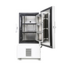 Congelador de temperatura ultra bajo –86 ° C, 188L Laboratorio vertical Congelador MDF-86V188E para almacenamiento de muestras biológicas